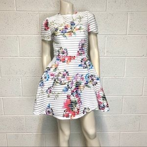 Forever 21 Scuba dress flare